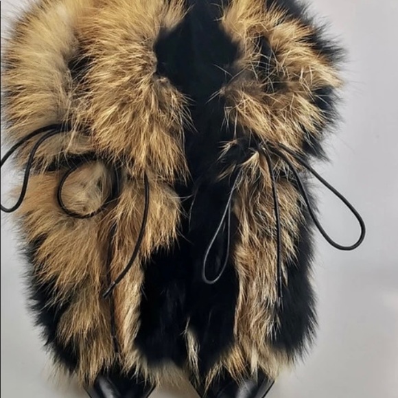 Parischea Croc Jade🖤🖤🖤🖤🖤 Fur Boots - Picture 3 of 3